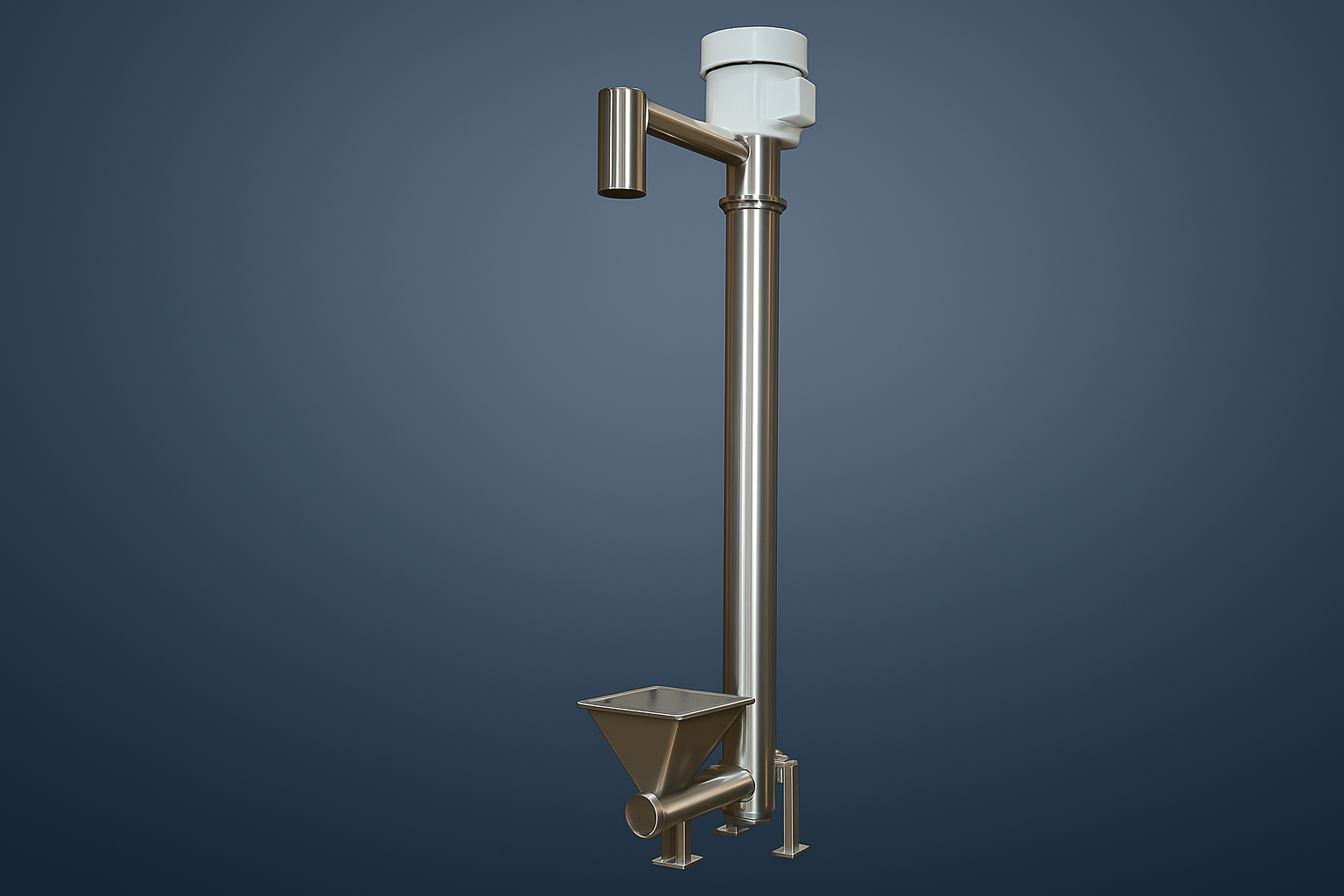 Vertical Screw Conveyor for Elevating Bulk Materials